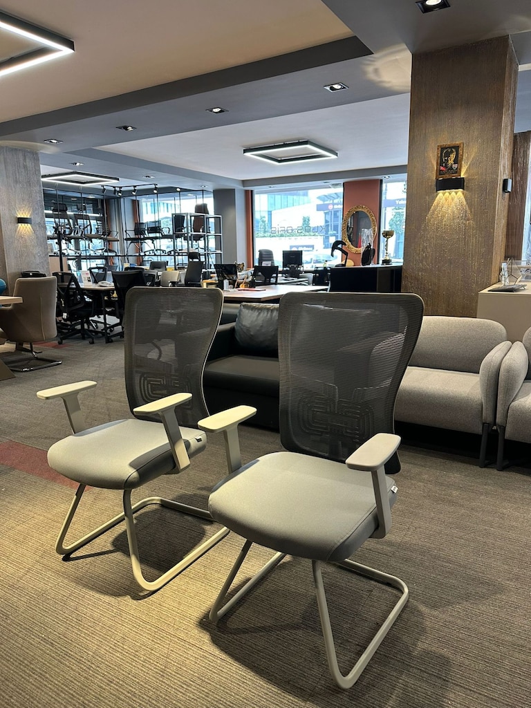 KLAS OFİS ÜSKÜDAR DECOFİS GRİ BEKLEME KOLTUĞU SIFIR - 3