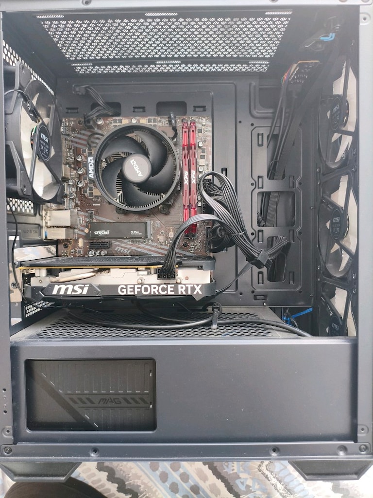 FULL SET R5 5600X • RTX 4060 • 180Hz • WRAITH & HYPERX • MASA - 10