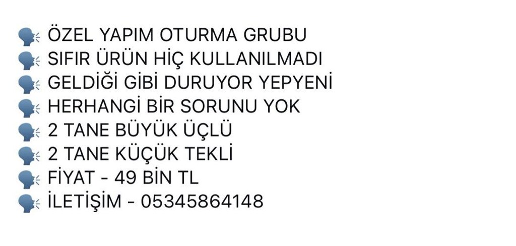 OTURMA GRUBU SIFIR ÜRÜN ÖZEL YAPIM - 8