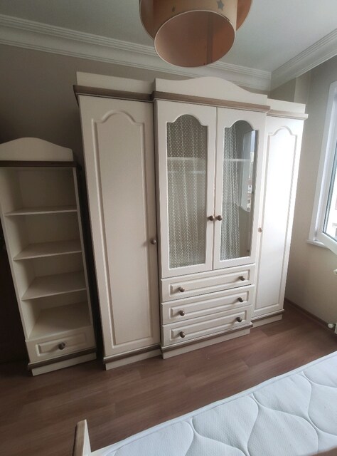 Bebek Çocuk Odası Takımı Çekmeceli Karyola + 4 Kapı Dolap + Şifonyer