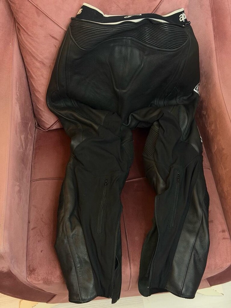 Alpinestars Track Profesyonel Deri Motorsiklet Pantolon - 4