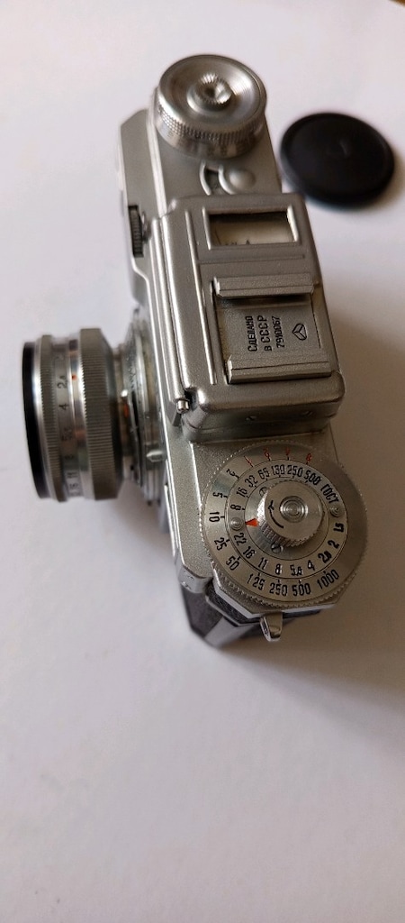 Sovyet 1979 yılı Kiev-4M fotoğraf makinesi - 4