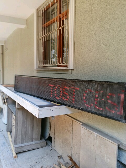 kayar yazı led tabela