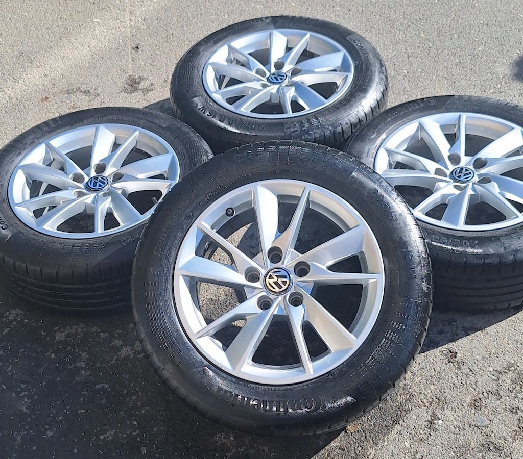 205 55 16 ORJİNAL JANT LASTİK TAKIMI AUDİ CADDY GOLF JETTA PASSAT SEAT - 6