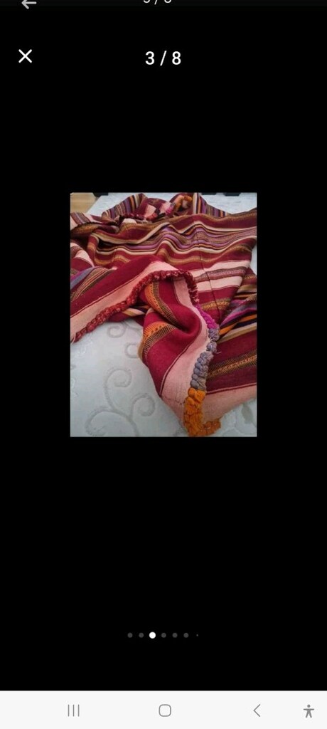 Muğla Milas El dokuması kök boya kilim - 3