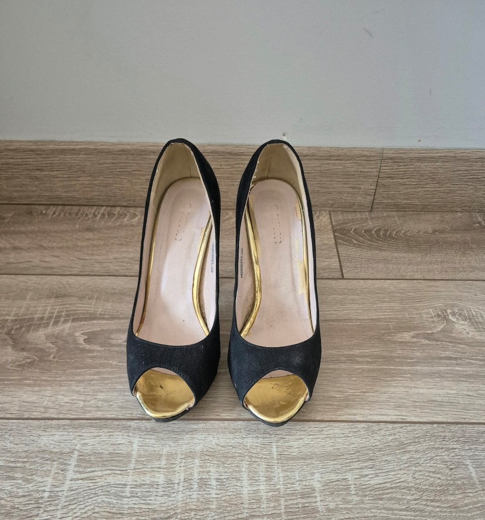 Koton Şık Siyah Topuklu Ayakkabı 12 cm, 38, sade ve klasik bir görünüm - 2