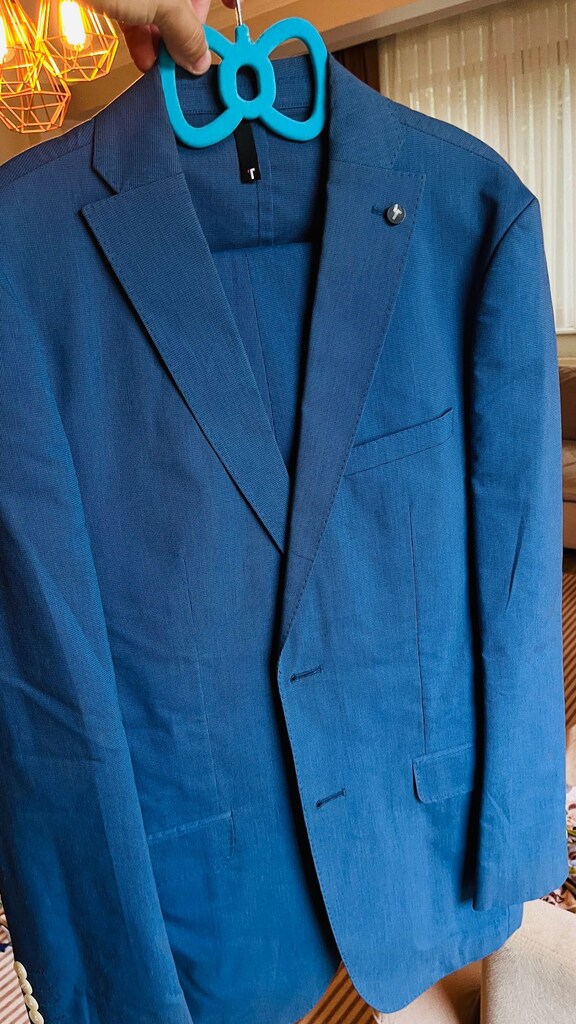 Damat Tween Slim Fit Erkek Ceket / Blazer – Mavi – S Beden/36 - 4