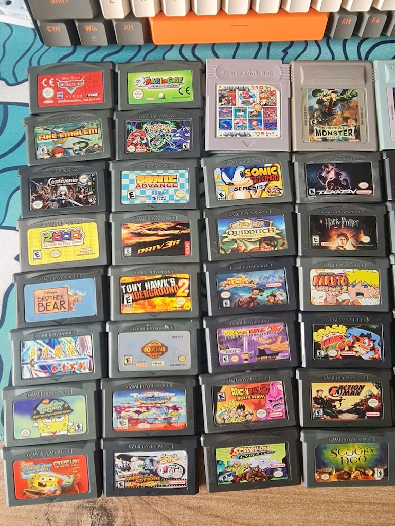 nintendo game boy advance klon oyunlar gameboy kaset kartuşlar gba ds - 2