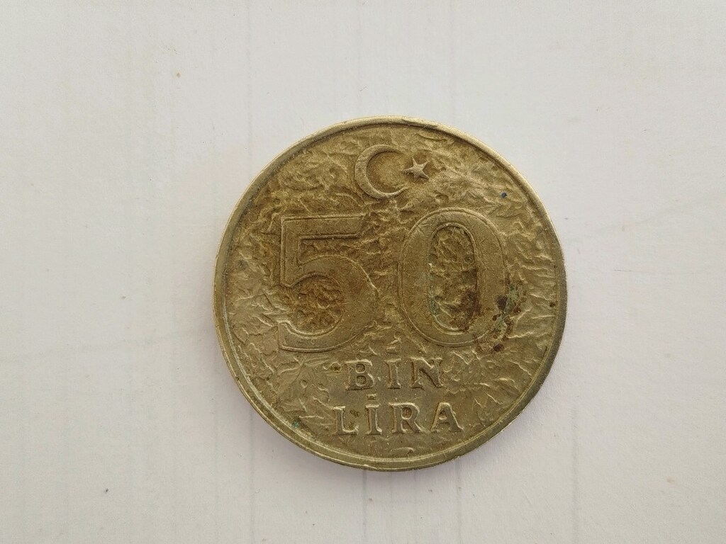 koleksiyon eski para 1989 basım madeni para Merzifonda - 3
