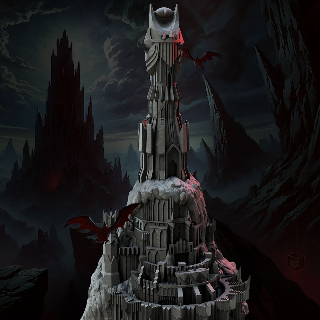 Özel üretim Dicetower (Zar kulesi) D&D için