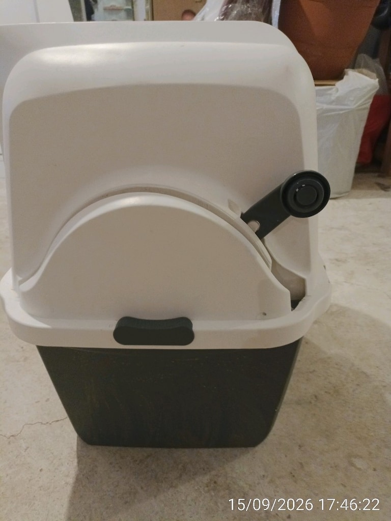 Yarı otomatik kedi tuvaleti-(mekanik kollu) Sincan içi teslim - 6