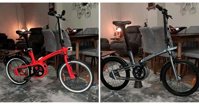 İkisi Bir Arada Avrupa Btwin Tilt 700 Katlanır Bisiklet Serisi