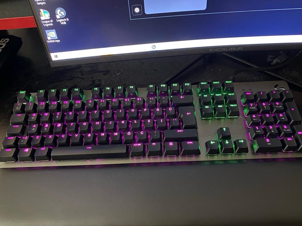 Logitech G513 Carbon Blue Switch Mekanik Klavye - 5