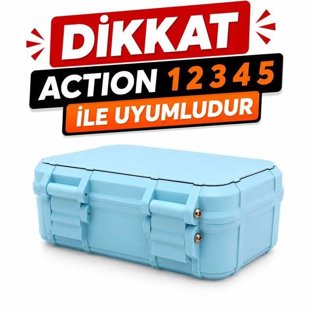Yapı3D Aksiyon Kamera ve Aksesuar Saklama Kutusu Taşıma Kutusu