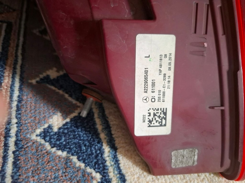 MERCEDES W222 S-CLASS 13-17 DEPO LEDLİ SOL v SAĞSTOP LAMBA A2229065401 - 3