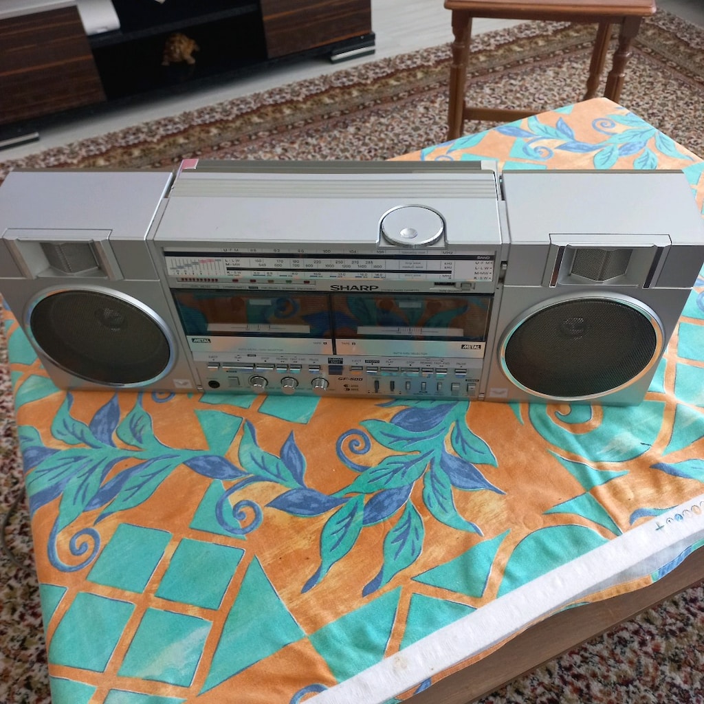 şharp gf 500 kaset radyo çalar - 3