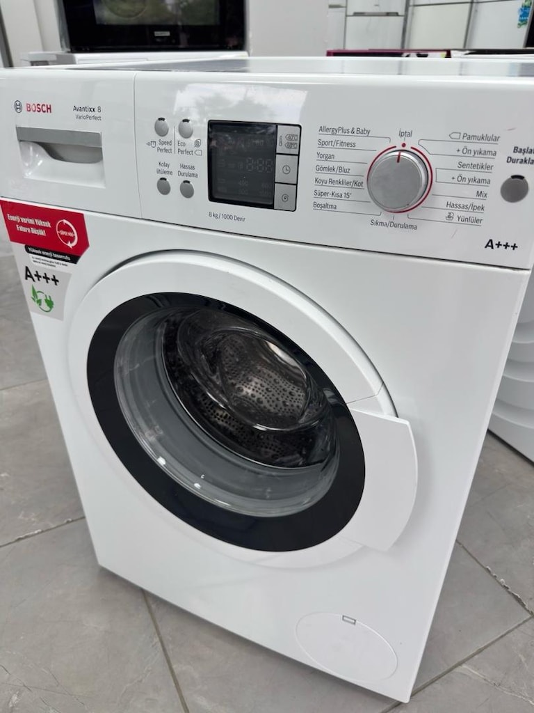 Bosch 8 Kg A+++ Enerji Çamaşır makinesi ADRESE ÜCRETSİZ TESLİM - 10