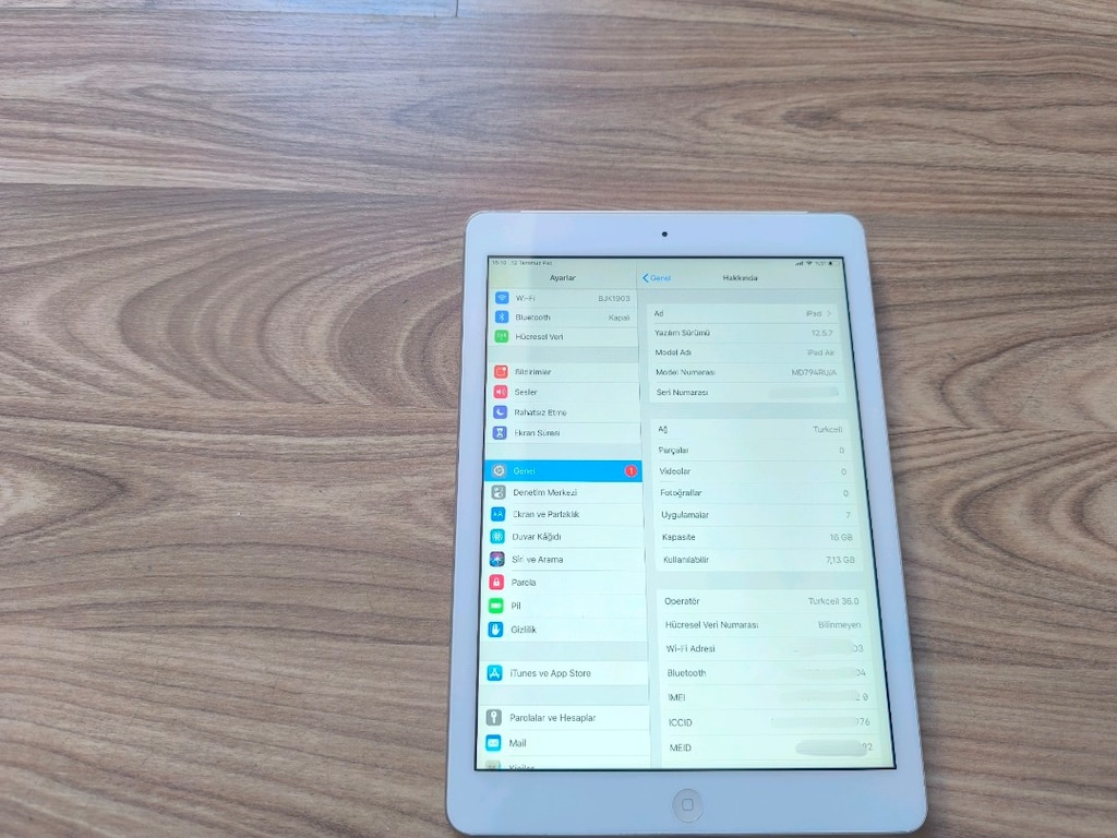 İPAD AİR1 4G 16GB TR SİMKARTLİ,TAKAS, KAPİDA ODEME - 5