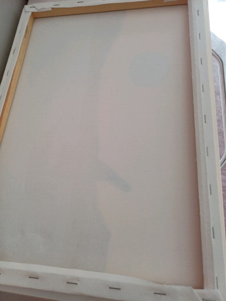 Tuval 35 x 50 guaj boyası çalışması - 2
