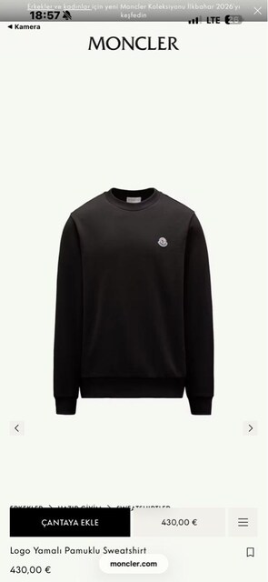 MONCLER ERKEK SWEET