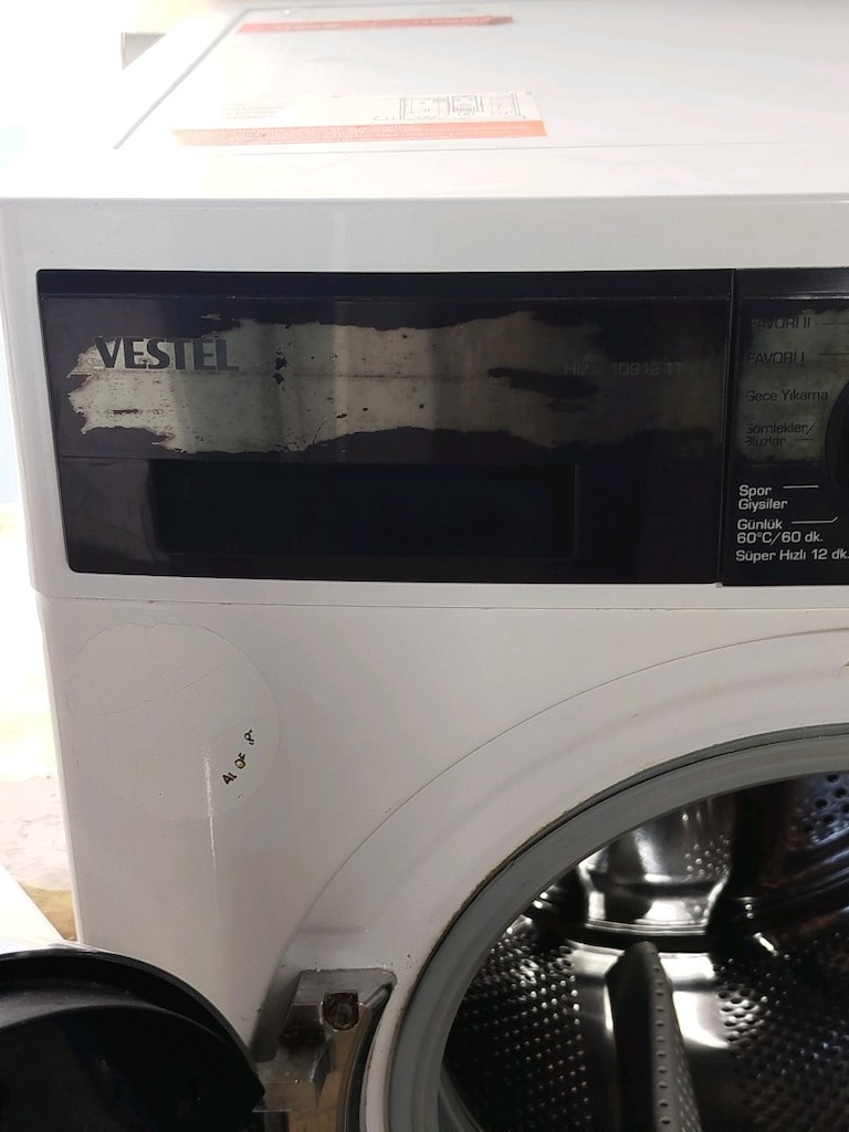 VESTEL 10 KG ÇAMAŞIR MAKİNESİ İZMİR İÇİ 3 AY GARANTİMİZ VARDIR - 5