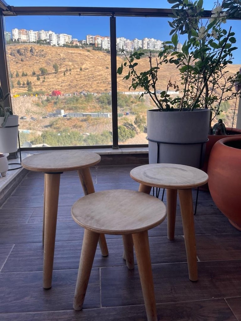 3’lü Takım Çiçek Sehpası - 3