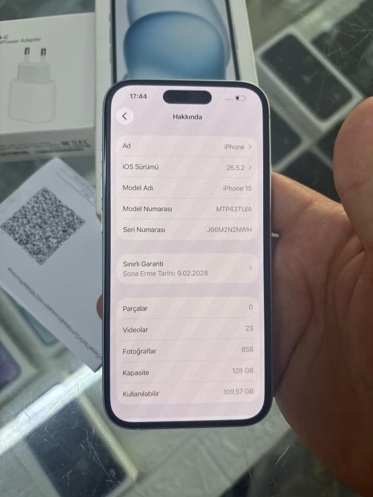 MÜHENDİSCELL’DEN YURTİÇİ İPHONE 15 6 AYLIK 18 AY GARANTİLİ - 7