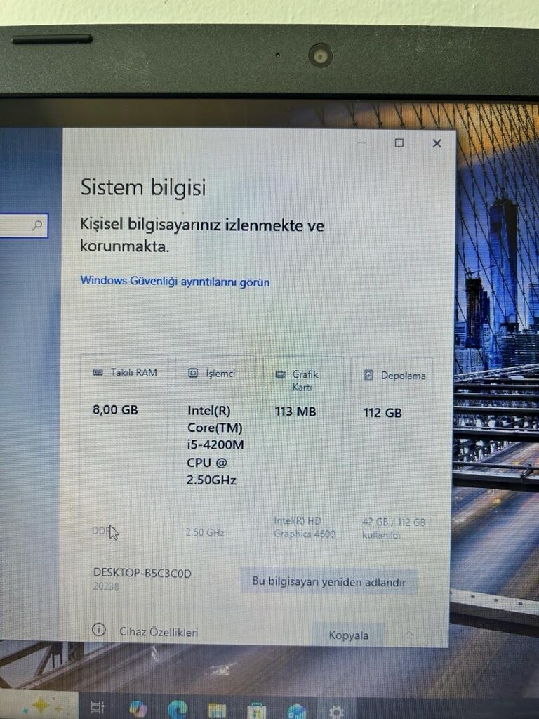 İ5 işlemcili SSD’li hızlı seri lenovo laptop TUNÇ TECHNO’dan - 5