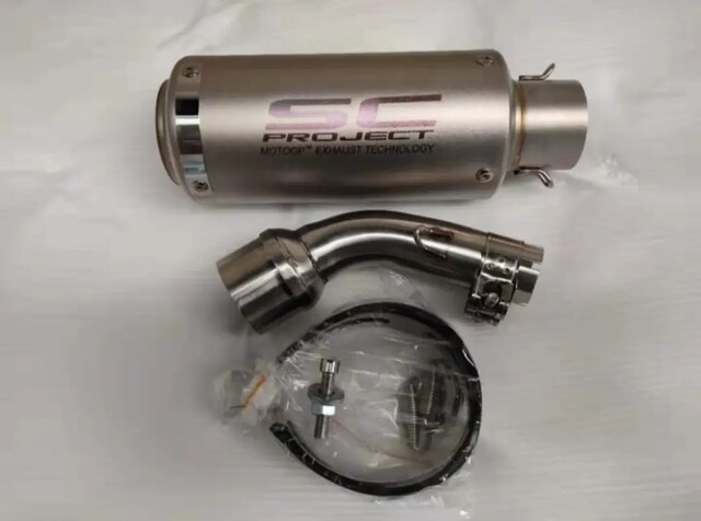 Sc project egzoz yamaha r25 ve mt25 için Vidalı Yaylı Sistem slipon