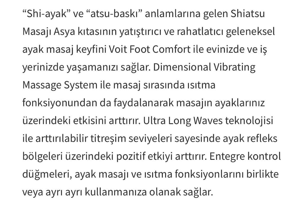 Voit ayak masaj aleti - 3
