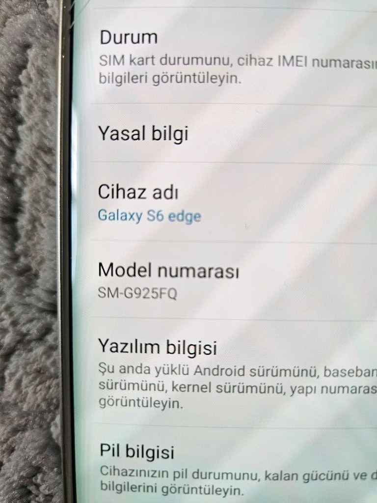 Samsung S6 Edge 32Gb Hafıza 3Gb Ram Cep Telefonu - Genel olarak iyi - 4
