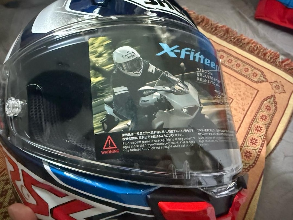 shoei x15 xfifteen toprak kask - 3