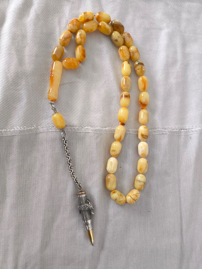 Damla kehribarı tesbih - 8
