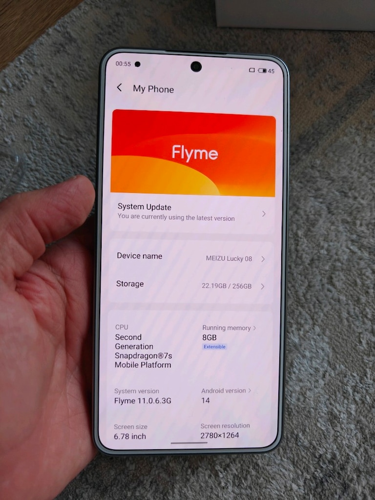 MEIZU LUCKY 08 5G 8/256 Hatasız | Kutusunda | Sıfır Gibi - 3