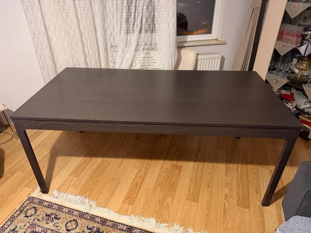 IKEA EKEDALEN Açılır Yemek Masası – Meşe – 180/240x90 cm - 9