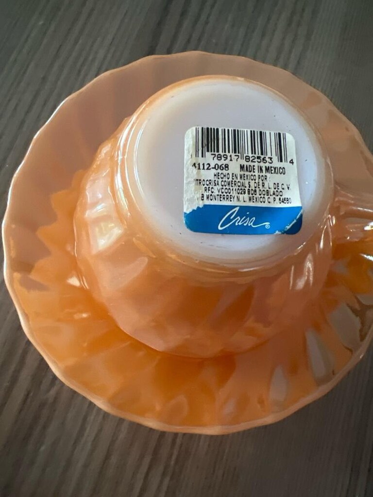 vintage Mexico nostaljik kahve fincanı 6 kişilik - 4