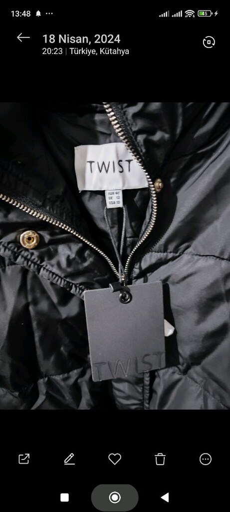 SIFIR TWİST SİYAH MONT - 4