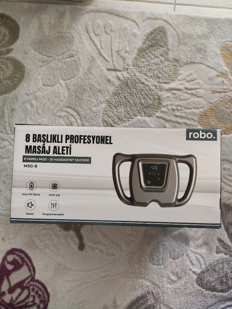 ROBO 8 BAŞLIKLI PROFESYONEL MASAJ ALETİ - 3