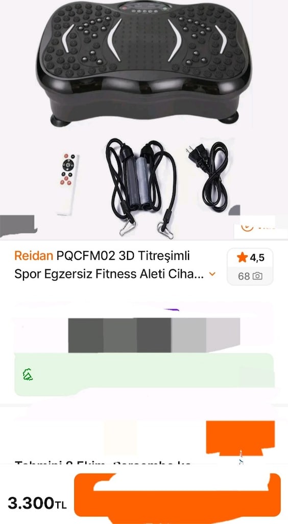Titreşimli spor aleti RAIDEN PQ-CFN02 yeni sayılır - 7