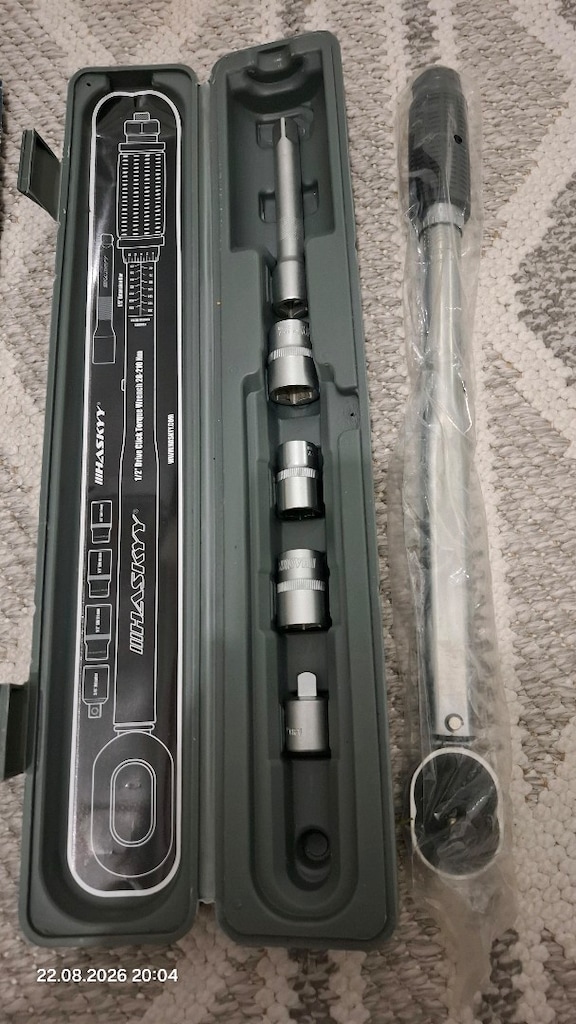 Haskyy 28-210 Nm 1/2 inç Tork Anahtarı Seti - 2