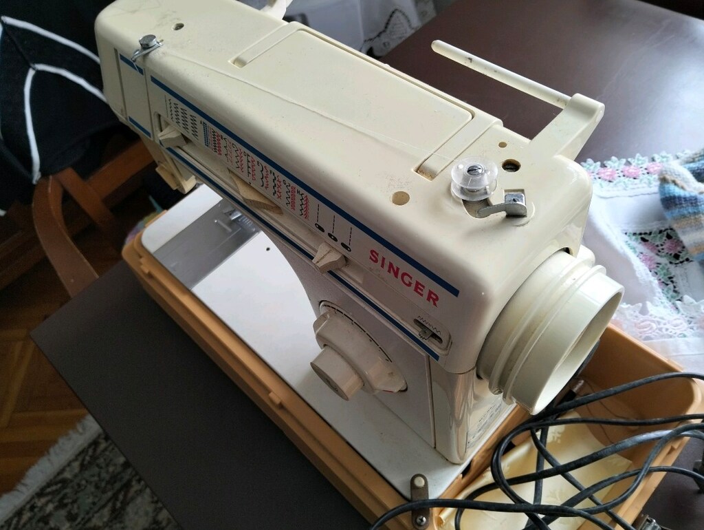 Singer portatif,taşınabilen dikiş makinesi - 9