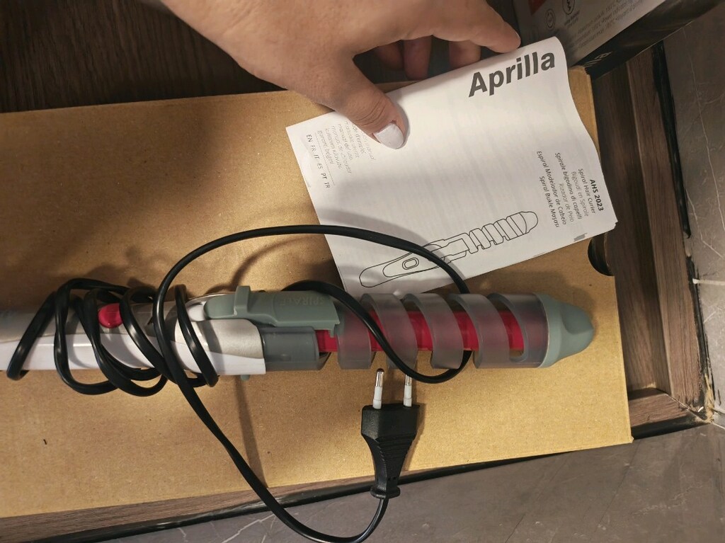 Aprilla Saç Maşası Spiral Seramik Kaplamalı - 2