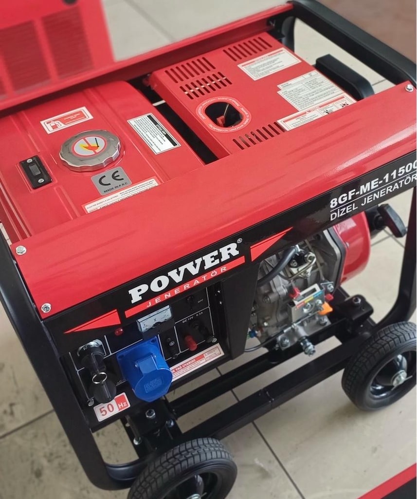 power 11500 lük dizel jeneratör garantili - 4
