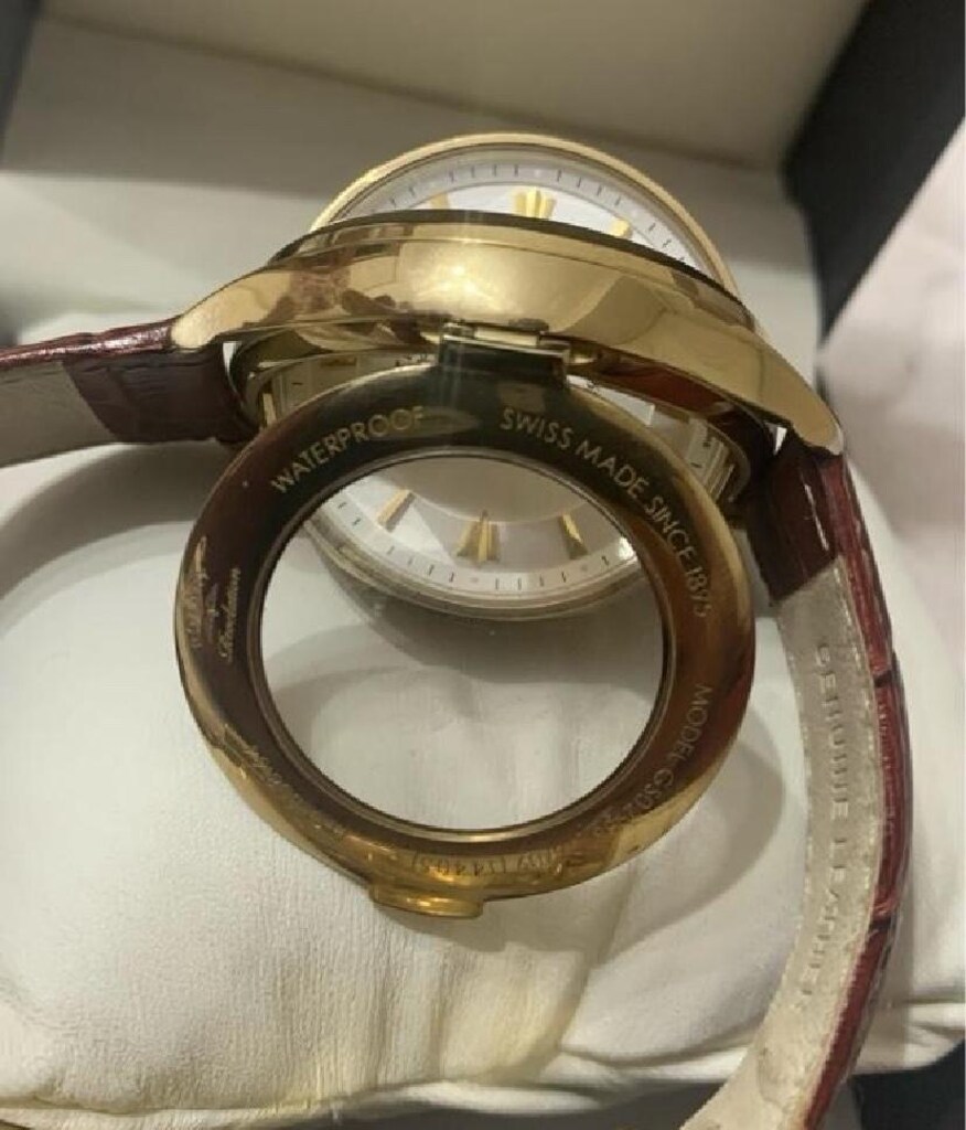 Rotary Çift Kadran Erkek Kol Saati Swiss Made — görsel 4/4