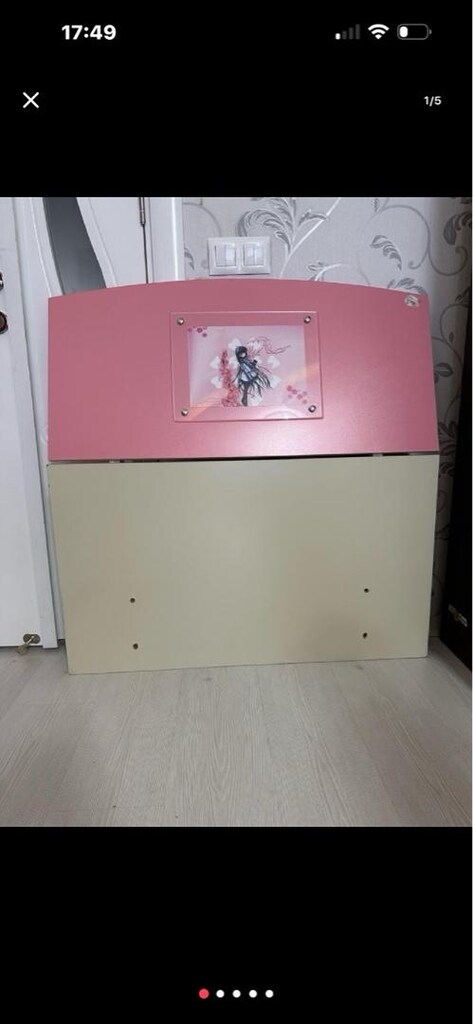 İstikbal Pembe Çocuk Gardrop Kalpli Tasarımla - 4