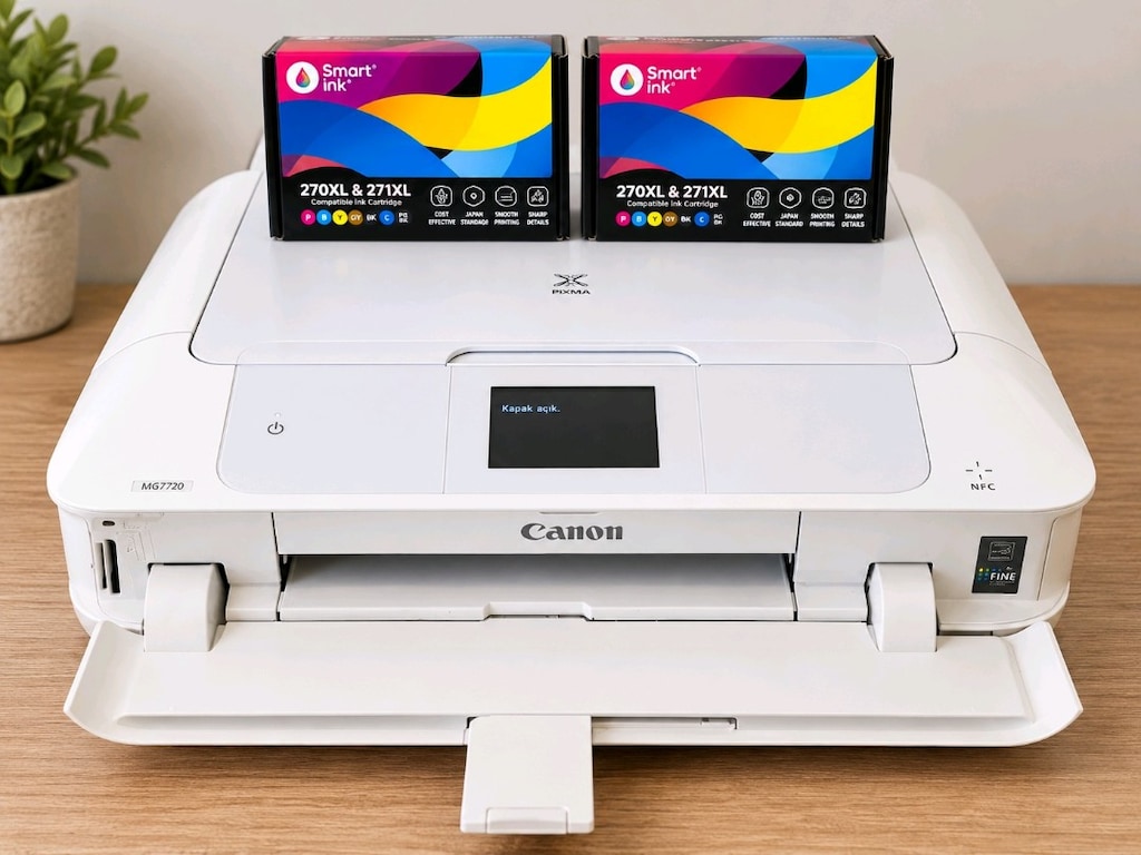 Canon PIXMA MG7720 – Mükemmel Baskı Kalitesi – Wi-Fi, Tarayıcı - 3