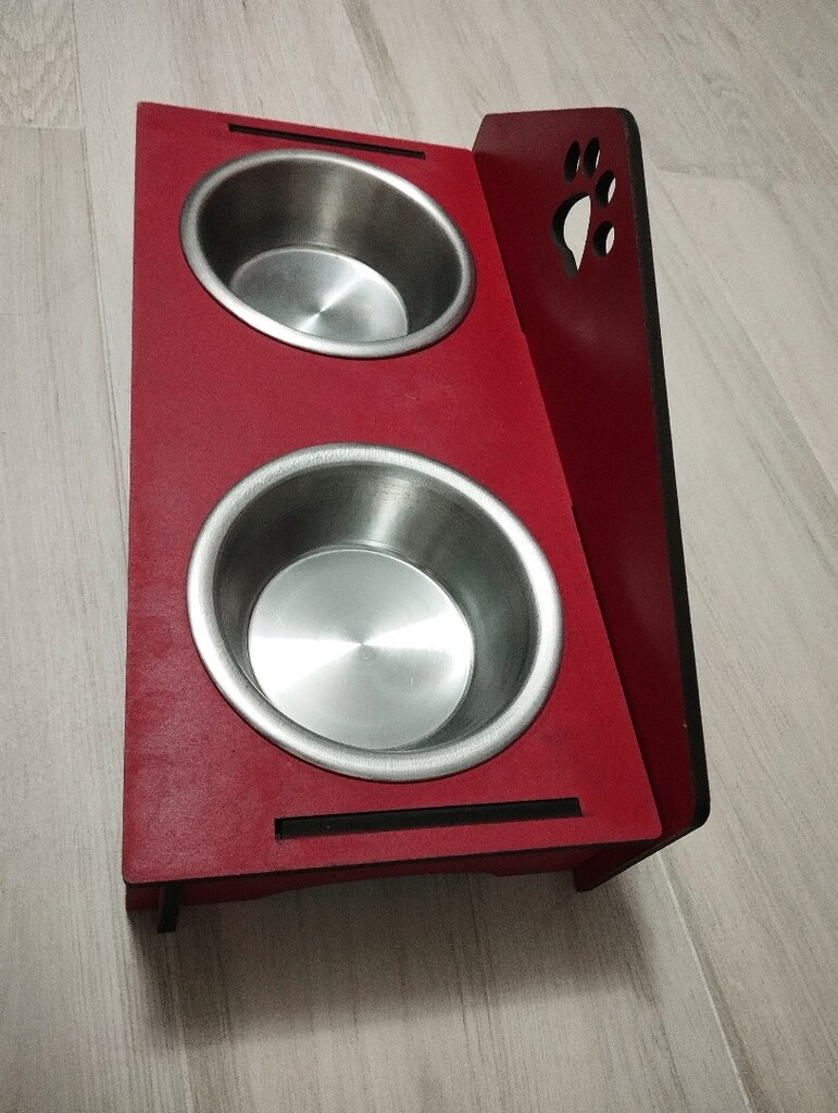 Çelik kedi köpek mama su kabı - 3