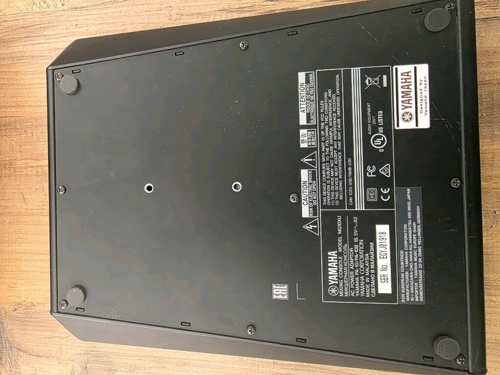 yamaha mixer mg 10xu - 2