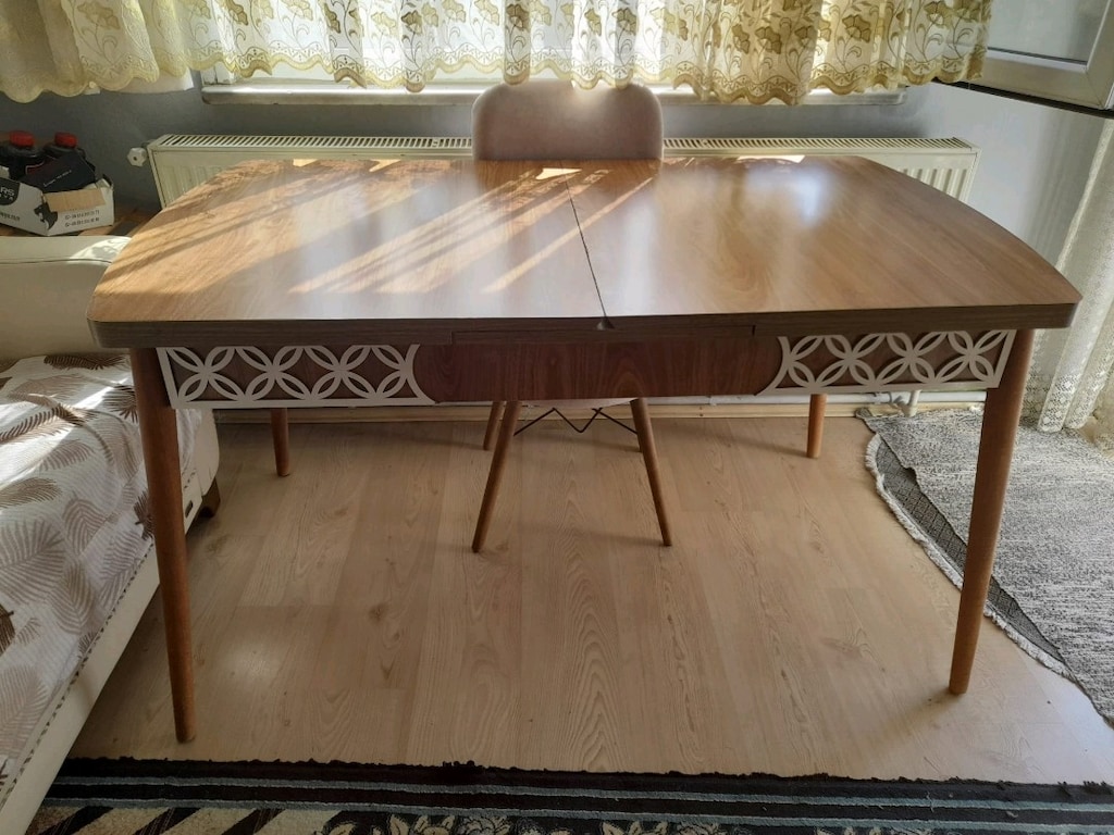 Ahşap yemek masası ve 4 sandalye uygun fiyat - 4