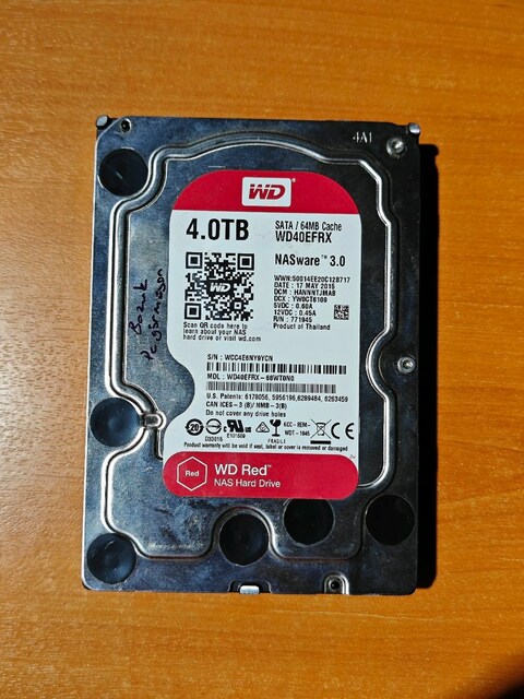 WD 4TB Red Nas Disk HDD Harddisk
